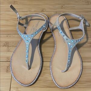 Chinese laundry, rhinestone Sandals